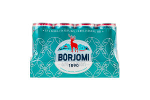 Вода минеральная сильногазированная Borjomi ж/б 330мл