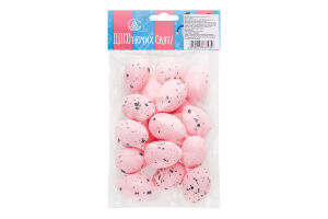 Набір прикрас Великодні яйця декоратив 18шт 958366