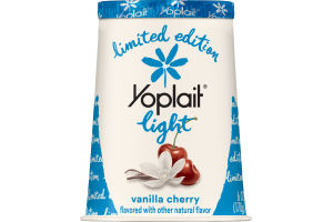 Yoplait Light Vanilla Cherry Fat Free Yogurt
