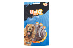 Снек д/собак UNIQ PETS 80г яловичі міні-сосиски И070 (Пол)