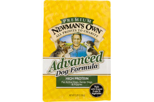 Newman's Own Adult Dog Food Formula Ideal Protein-Fat Ratio