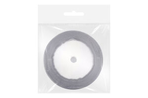 Стрічка д/подарунків мікс срібних тонів №179/36/59/3 сатин 1,2см*22м