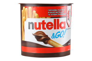 Паста горіхова з какао та хлібні палички Nutella п/у 52г