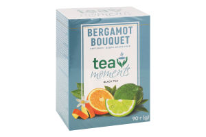 Чай Букет бергамоту чорний листовий 90г Ті Моментс