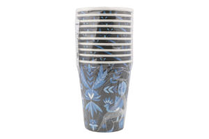 Стакан паперовий Святковий-1 250мл 10шт Аллегро-ОПТ