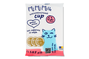 Сир кисломолочний 0.2% Mimimilk м/у 185г