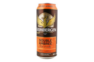 Пиво спеціальне 500мл 6.5% темне пастеризоване Double ambree Grimbergen з/б