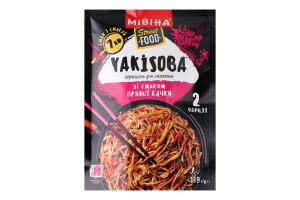 Вермишель для жарки со вкусом пряной утки Yakisoba Street Food Мівіна м/у 119г