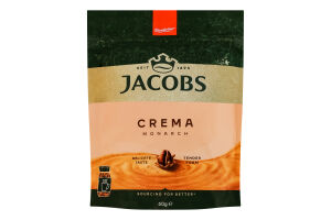 Кофе растворимый порошкообразный Crema Monarch Jacobs д/п 60г