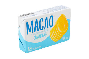 Масло Селянське Хвиля солодковершкове 73% 180г Альдіс Д