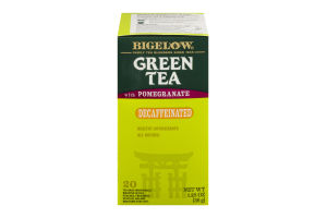 Bigelow Green Tea with Pomegranate Decaffeinated - 20 CT