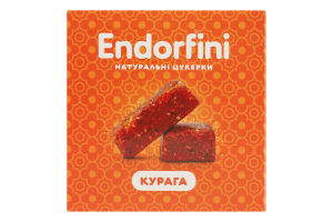 Цукерки фруктово-горіхові неглазуровані натуральні без доданого цукру Курага Endorfini Пригощайся к/у 260г