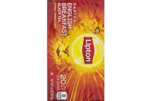 Lipton Daring English Breakfast Black Tea Bags - 20 CT