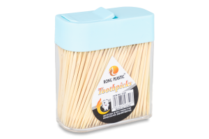 Зубочистки бамбукові №6340 Rong plastic 300шт