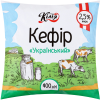 Кефір Кілія 2,5% 400 г п/е