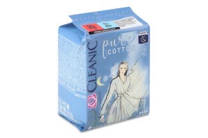 Прокладки Cleanic Pure Cotton Night