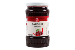 Варенье из вишни стерилизованное Fine Life в/с с/б 465г