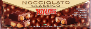 Шоколад молочний Novi джандуйя з цільним фундуком