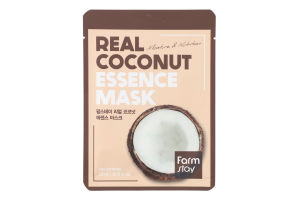 Маска д/обличчя Real Coconut живильна тканинна 23мл Farm stay