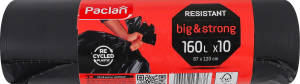Мішки для сміття 160л Big&Strong Paclan 10шт