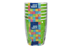 Стакан Weekend одноразовий паперовий 6шт 350мл х6