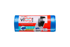 Пакети д/сміття хвилясті viGO 45л 20шт