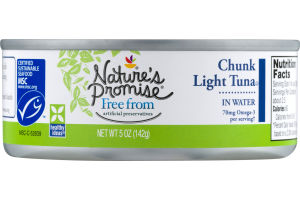 Nature's Promise Chunk Light Tuna In Water
