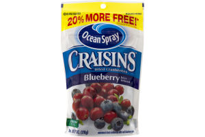 Ocean Spray Craisins Blueberry