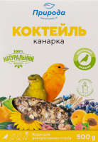 Корм д/декоративних птахів Коктейль Канарка 500г Природа