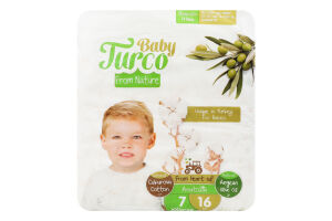 Підгузки Baby Turco XXL 7 20-30кг