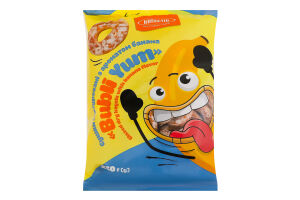 Сушки глазированные с ароматом банана Bubli yum Київхліб м/у 250г