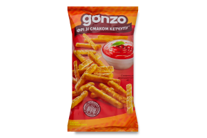 Соломка фрі зі смаком кетчупу Gonzo м/у 40г