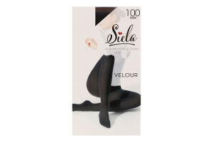 Колготки жіночі Siela Velour 100den 5 nero