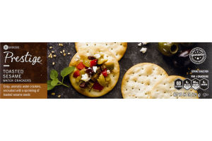 Prestige Water Crackers Toasted Sesame
