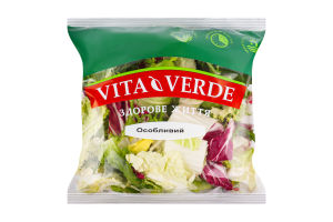 Салат Vita Verde Особливий (петсай, фрізе,радічіо, цикорій) 150г п/п