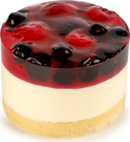 Тістечко Сиркове з ягодами