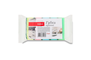 Губки кухонні 87х58х30мм №9260PRM Marka Promo 5шт