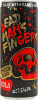 Напиток слабоалкогольный 0.25л 7.3% на основе рома ароматизир газированный Golden spiced rum&Cola Dead Man’s Fingers ж/б