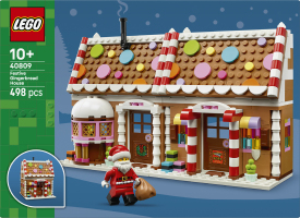 Конструктор для дітей від 10років №40809 Festive gingerbread house Lego 498ел