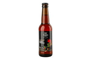 Сидр 330мл 5% сладкий газированный купажный Яблочный с клюквой Cidre Royal бут