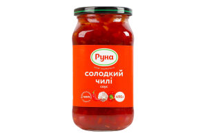Соус стерилизованный Сладкий чили Руна с/б 490г