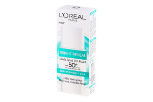 Флюид для кожи лица против пигментных пятен SPF 50+ Bright reveal L'Oreal Paris 50мл