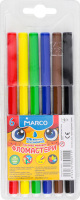 Фломастери на водній основі 6кольорів 1690- 6 Марко