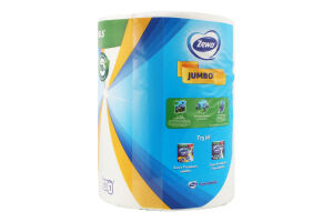 Рушники паперові кухонні 2-х шарові Jumbo Zewa 1шт