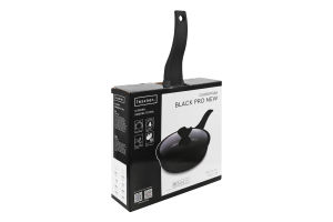 Сковорода Black Pro New алюміній антипригарне покриття з кришкою d26см Lessner