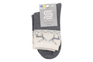 Шкарпетки жіночі класичні махрові бавовна р.23-25 11В25-1 Premier Socks
