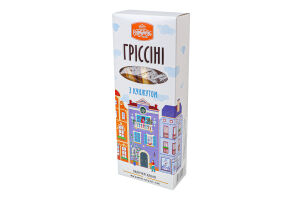 Палочки хлебные с кунжутом Гриссини Рум'янець к/у 125г