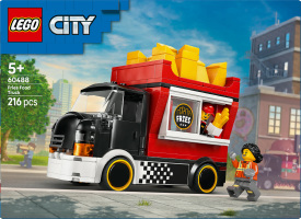 Конструктор для дітей від 5років №60488 Fries food truck City Lego 216ел