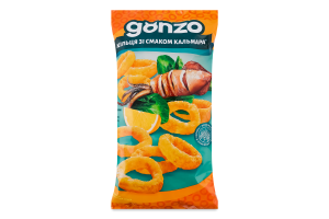 Кольца кукурузные со вкусом кальмара Gonzo м/у 150г