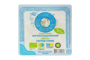 Сир кисломолочний 5% органічний Organic Milk п/у 300г